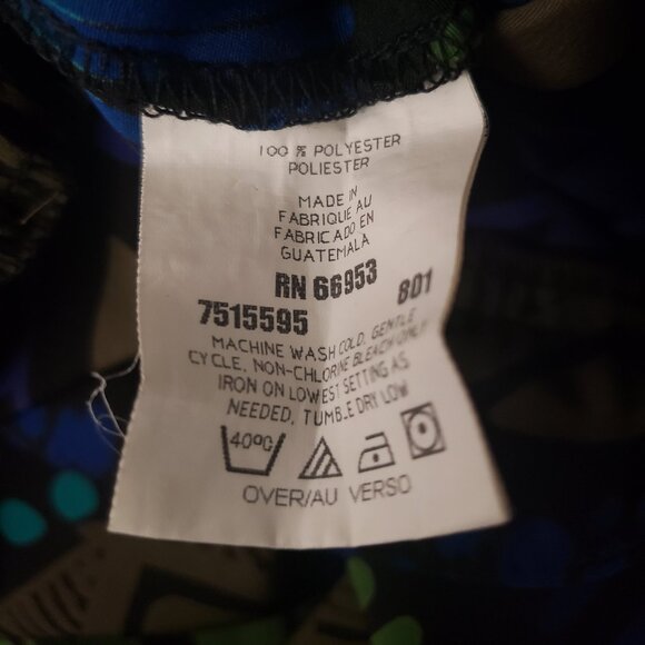 Joan Leslie Vintage Maxi Wrap Skirt 10 Petite Aztec Print Zip Back Boho - Picture 8 of 8